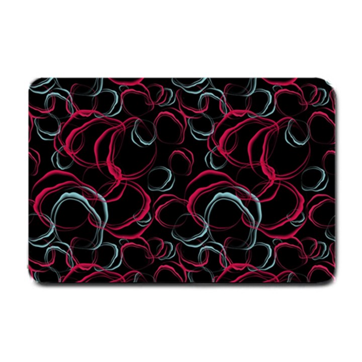 Blue And Red Stains Small Doormat 