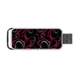 Blue And Red Stains Portable USB Flash (Two Sides) Front