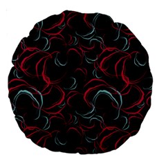 Blue And Red Stains Large 18  Premium Round Cushions