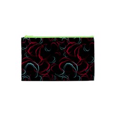 Blue And Red Stains Cosmetic Bag (xs) by SychEva