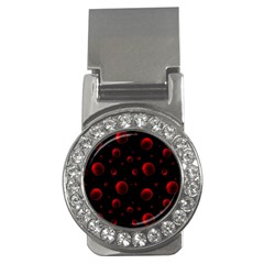 Red Drops On Black Money Clips (cz)  by SychEva