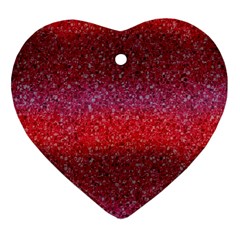 Red Sequins Ornament (heart) by SychEva