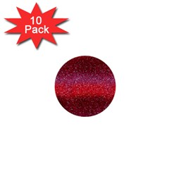 Red Sequins 1  Mini Buttons (10 Pack)  by SychEva