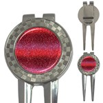 Red Sequins 3-in-1 Golf Divots Front