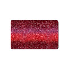 Red Sequins Magnet (name Card) by SychEva