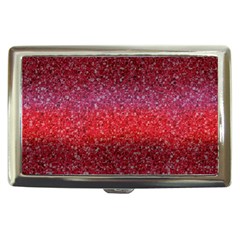 Red Sequins Cigarette Money Case by SychEva