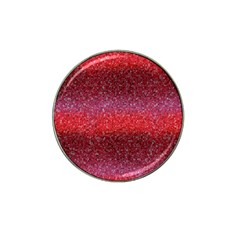 Red Sequins Hat Clip Ball Marker by SychEva