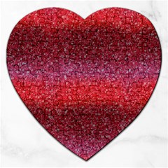 Red Sequins Jigsaw Puzzle (heart) by SychEva