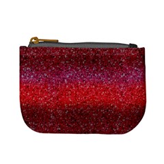 Red Sequins Mini Coin Purse by SychEva