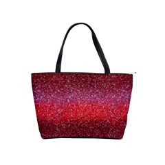 Red Sequins Classic Shoulder Handbag by SychEva