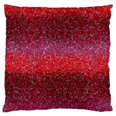 Red Sequins Large Cushion Case (one Side) by SychEva