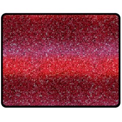 Red Sequins Double Sided Fleece Blanket (medium)  by SychEva