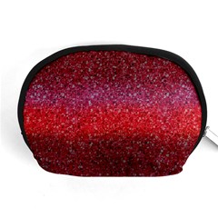 Red Sequins Accessory Pouch (medium) by SychEva