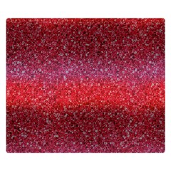 Red Sequins Double Sided Flano Blanket (small)  by SychEva