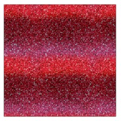 Red Sequins Large Satin Scarf (square) by SychEva