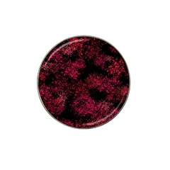 Red Abstraction Hat Clip Ball Marker by SychEva