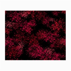 Red Abstraction Small Glasses Cloth by SychEva