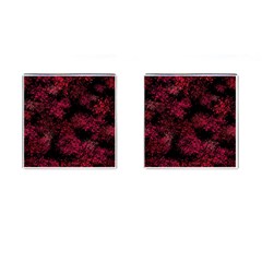 Red Abstraction Cufflinks (square) by SychEva