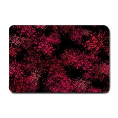 Red Abstraction Small Doormat  by SychEva