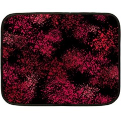 Red Abstraction Fleece Blanket (mini) by SychEva