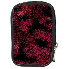 Red Abstraction Compact Camera Leather Case by SychEva