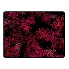 Red Abstraction Fleece Blanket (small) by SychEva