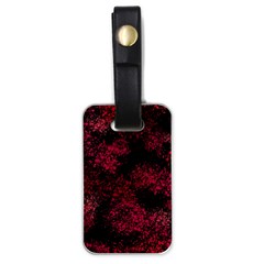 Red Abstraction Luggage Tag (one Side) by SychEva