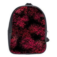 Red Abstraction School Bag (xl) by SychEva