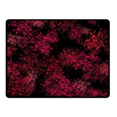 Red Abstraction Double Sided Fleece Blanket (small)  by SychEva