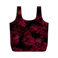 Red Abstraction Full Print Recycle Bag (m) by SychEva