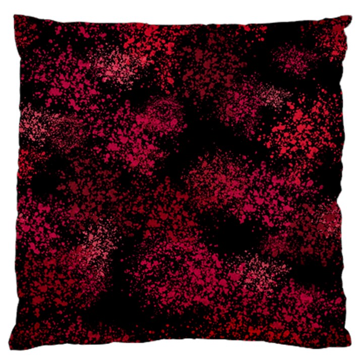 Red Abstraction Standard Flano Cushion Case (Two Sides)