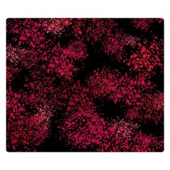 Red Abstraction Double Sided Flano Blanket (small)  by SychEva