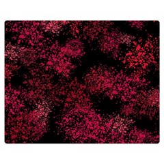 Red Abstraction Double Sided Flano Blanket (medium)  by SychEva