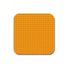 Candy Buttons Rubber Square Coaster (4 Pack) 