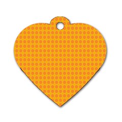 Candy Buttons Dog Tag Heart (one Side) by kiernankallan