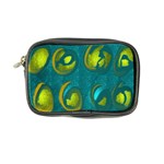 Gold on Green Coin Purse Front