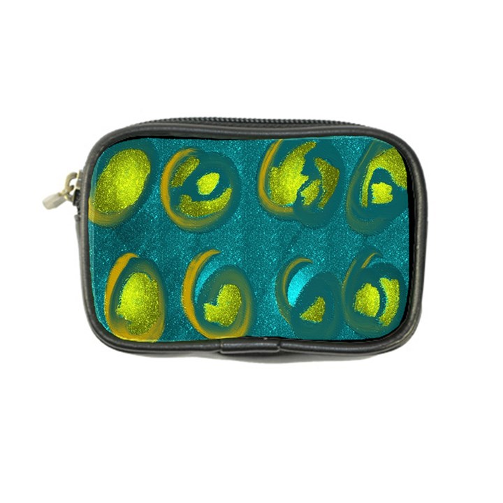 Gold on Green Coin Purse