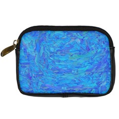 Blue Blue Ocean Digital Camera Leather Case by kiernankallan