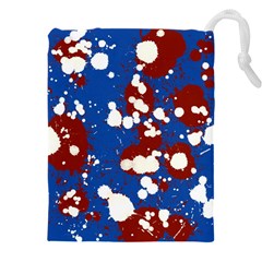 Splatter Drawstring Pouch (4xl) by kiernankallan