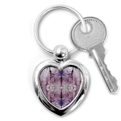 Module Repeats I Key Chain (heart) by kaleidomarblingart