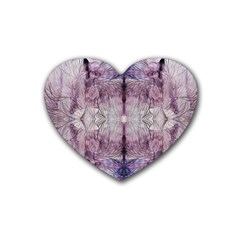 Module Repeats I Rubber Coaster (heart)  by kaleidomarblingart