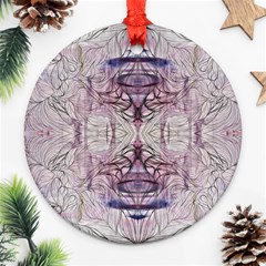 Amethyst Repeats Iv Ornament (round) by kaleidomarblingart