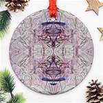 Amethyst repeats IV Ornament (Round) Front