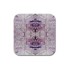 Amethyst Repeats Iv Rubber Square Coaster (4 Pack) 