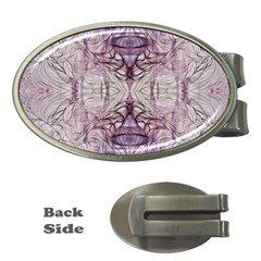 Amethyst Repeats Iv Money Clips (oval)  by kaleidomarblingart