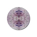 Amethyst repeats IV Rubber Coaster (Round)  Front