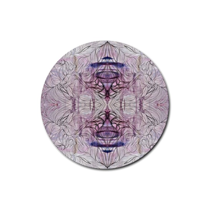 Amethyst repeats IV Rubber Coaster (Round) 