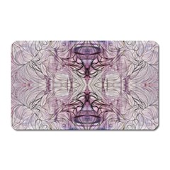 Amethyst Repeats Iv Magnet (rectangular) by kaleidomarblingart