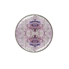 Amethyst Repeats Iv Hat Clip Ball Marker (4 Pack) by kaleidomarblingart