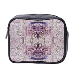 Amethyst Repeats Iv Mini Toiletries Bag (two Sides) by kaleidomarblingart